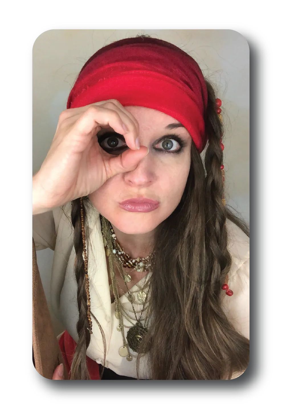 Pirate character costume