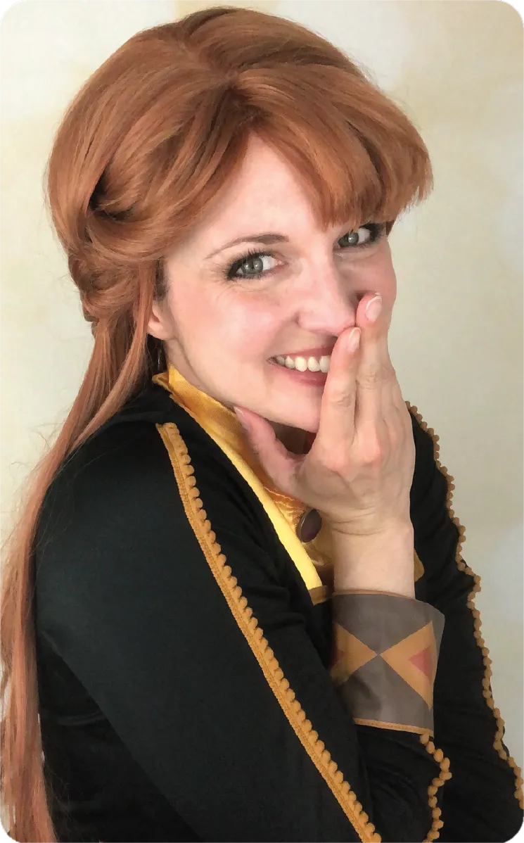 Anna from Frozen princess character costume